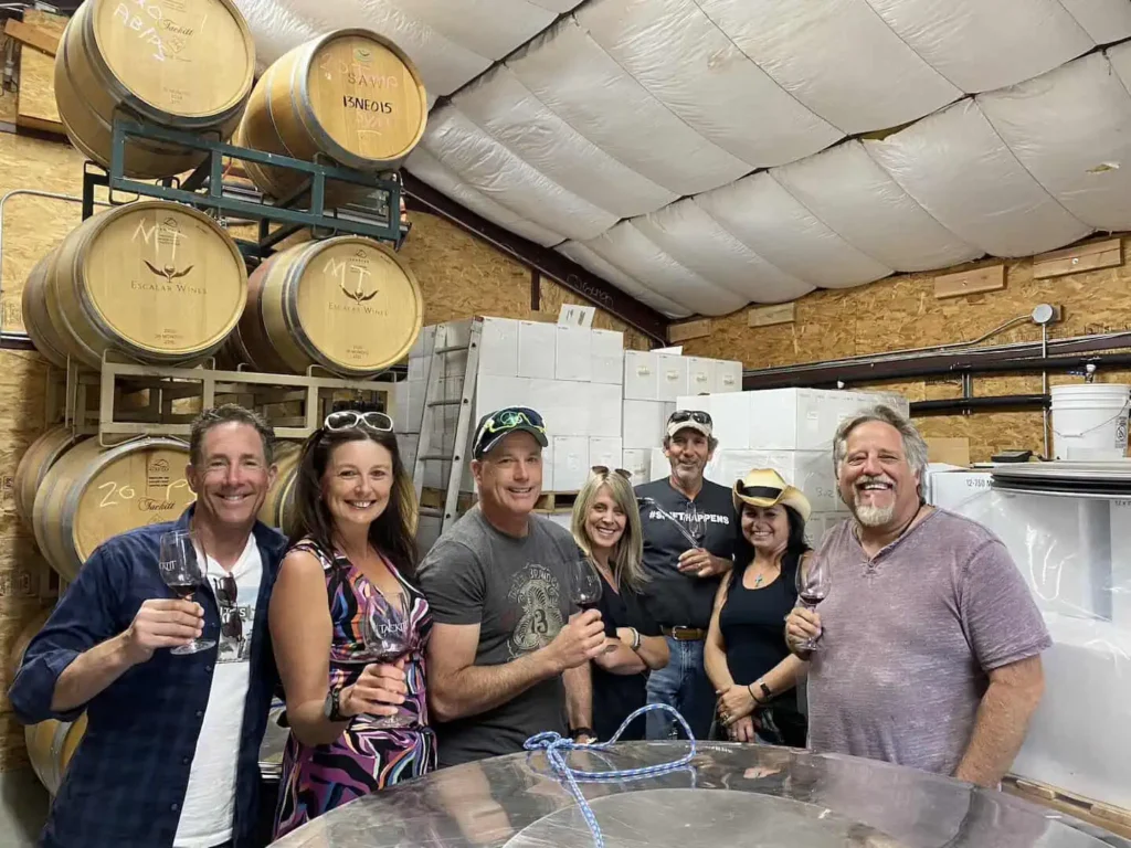 Tackitt Family Vineyards_barrel tasting