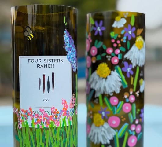Wine Bottle Painting at Four Sisters Ranch