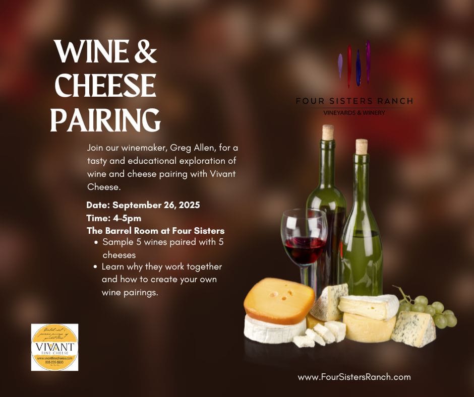 Wine & Cheese Pairing with Vivant Fine Cheese