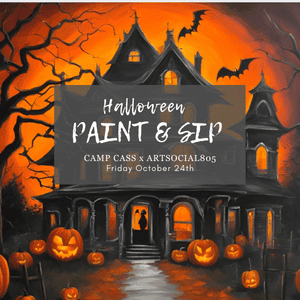 Camp CASS: Halloween theme Paint & Sip Class