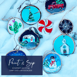 Camp CASS Paint & Sip: ornament painting