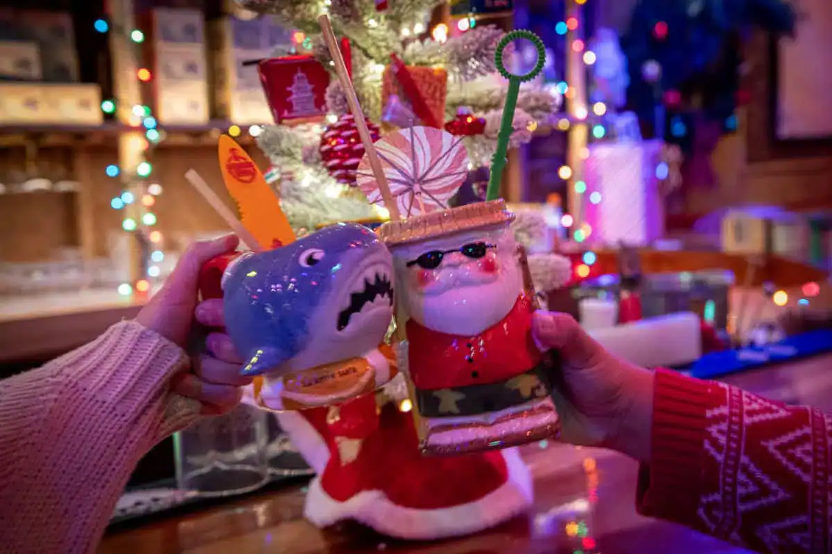 Sippin’ Santa at Cane Tiki Room