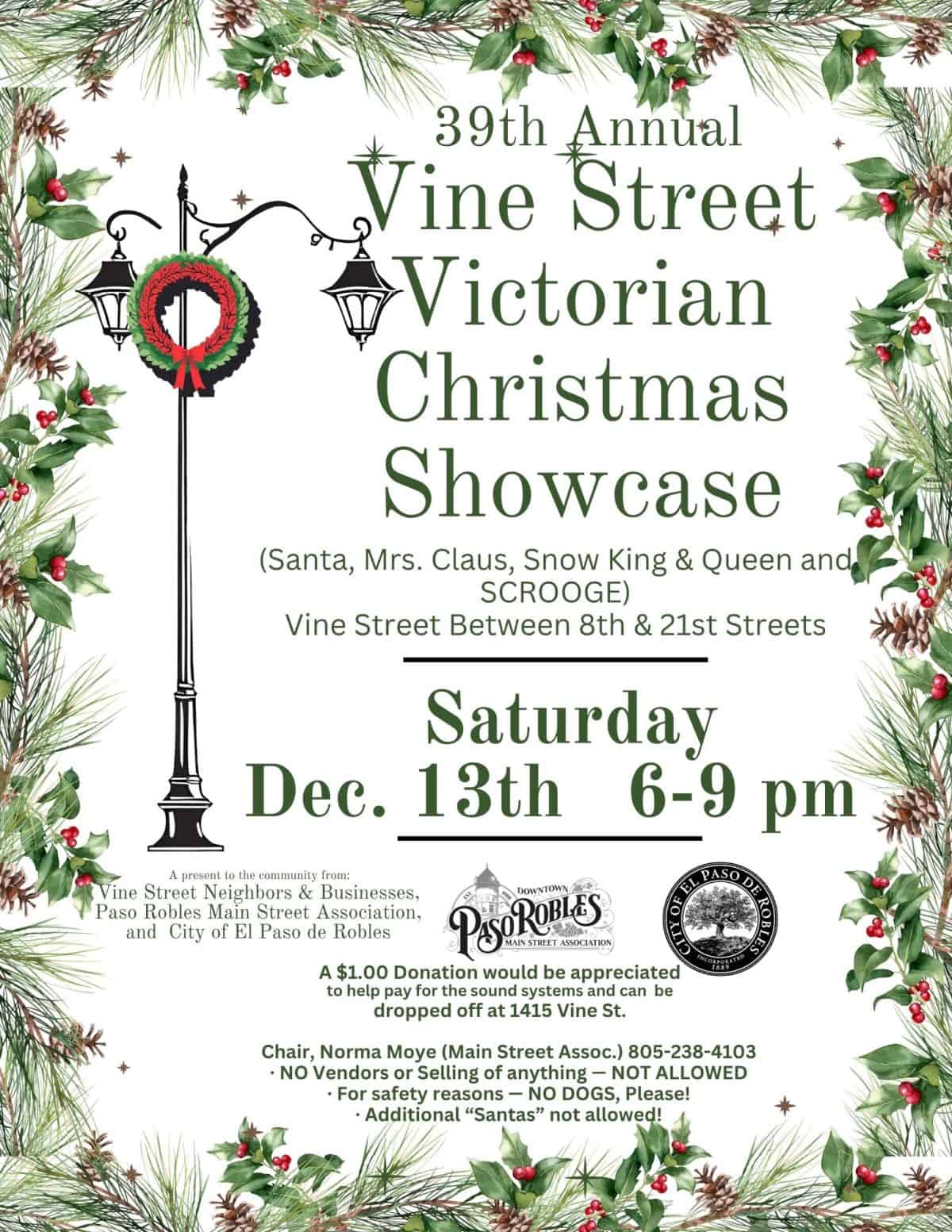 Vine Street Victorian Christmas Showcase
