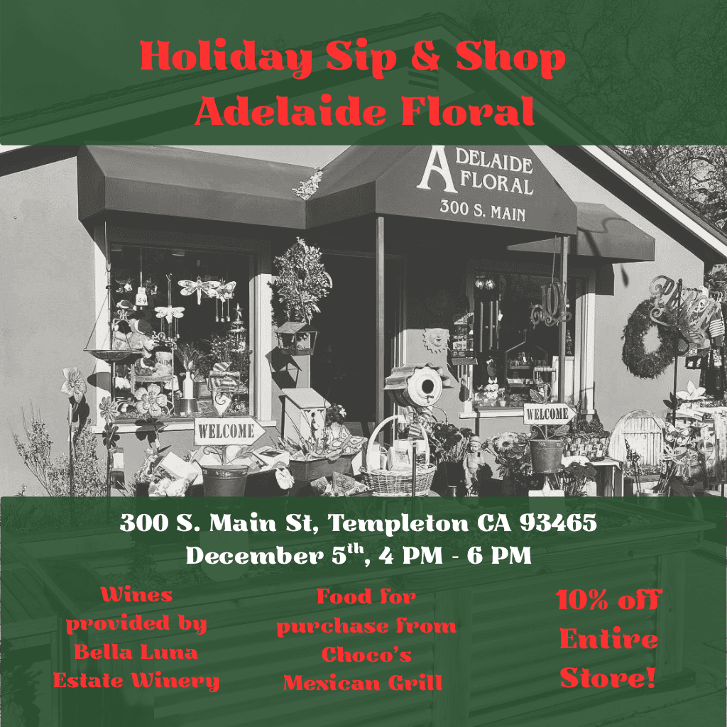 Sip & Shop at Adelaide Floral
