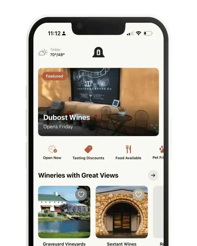Paso Robles iOS app Explore