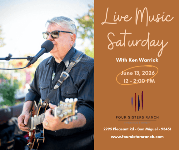 Live Music Saturday with Ken Warrick