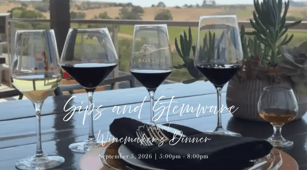 2nd Annual SIPS & STEMWARE Winemaker's Dinner