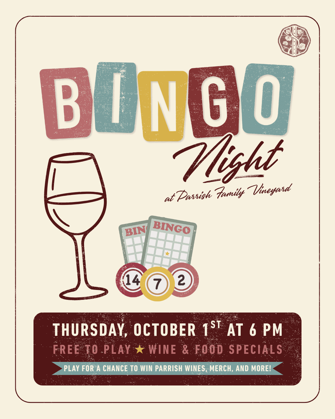 Bingo Night at Parrish
